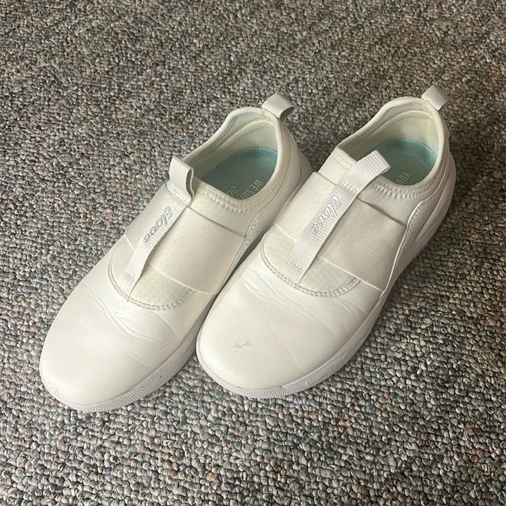 White Slip-On Women’s Sneakers